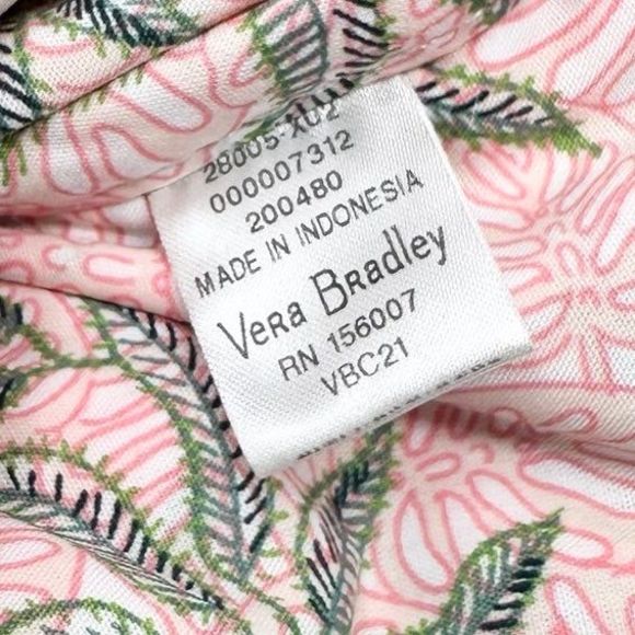 Vera Bradley Rain Forest Canopy Pattern Utility Small Crossbody Bag - Picture 6 of 7